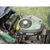 Image 6 : JOHN DEERE D100 RIDE ON MOWER W/BLADE & WINCH MOUNTED - 2 WEIGHTS ON BACK END