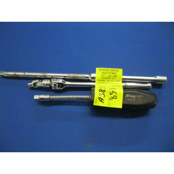 1/4" DRIVE EXTENSIONS, SCREWDRIVER, ETC.