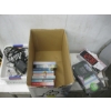 Image 1 : MISC. SOFT COVER BOOKS, AM FM CLOCK RADIO, BASKETS, ETC.