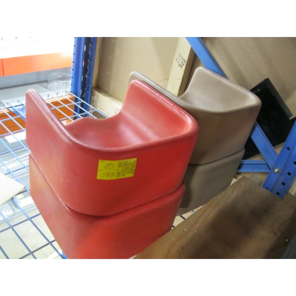 4 BOOSTER SEATS