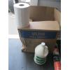 Image 2 : BLACK 36"X60"X1/8" ROLLED UP BLACK MAT & BOX OF HAND TOWELS & SOAP