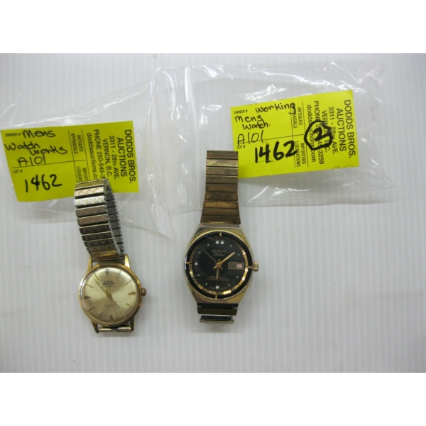 2 WORKING MENs WATCHES