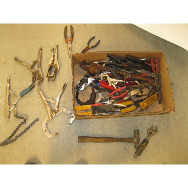 ASST. PLIERS, VISE GRIPS, ETC.