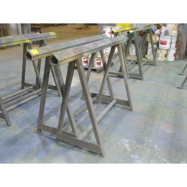 PAIR OF 5' METAL SAWHORSES