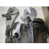 Image 2 : 2 CRESCENT WRENCHES, PIPE WRENCH & CHAIN WRENCH