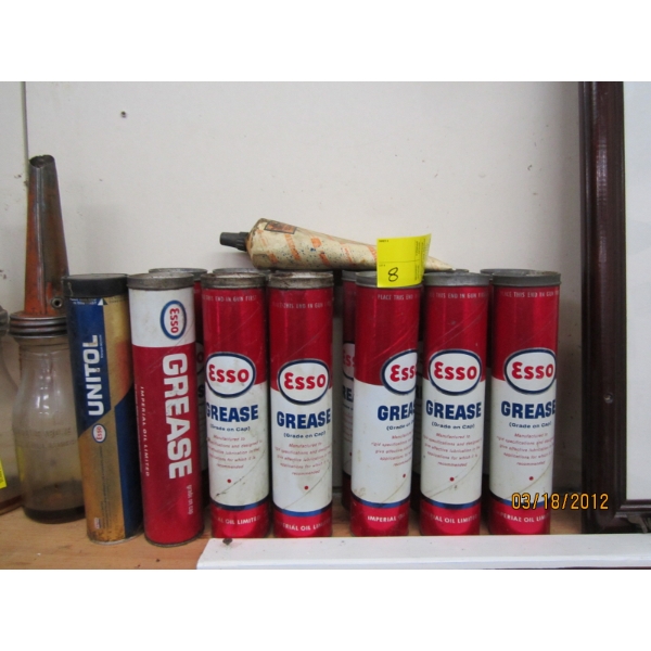 ESSO GREASE TUBES - EMPTY