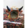 Image 2 : PAINTED STEER HEAD WALL MOUNT PLANTER