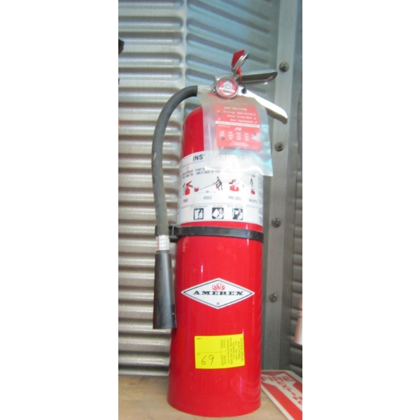 FIRE EXTINGUISHER - CHARGED BUT OUT OF DATE