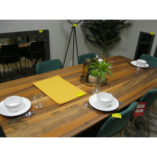 EVERYTHING ON TOP OF DINING TABLE - DISHES/DÉCOR, ETC.
