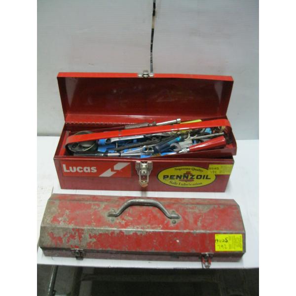 2 TOOLBOXES W/ASST. CONTENTS - TOOLS, ETC.