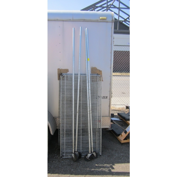 DISMANTLED 5 SHELF METRO RACK