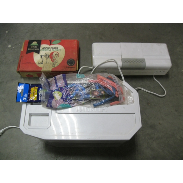 APPLE CORER, JUICER, VACUUM SEALER, BRITTA WATER FILTER, ETC.