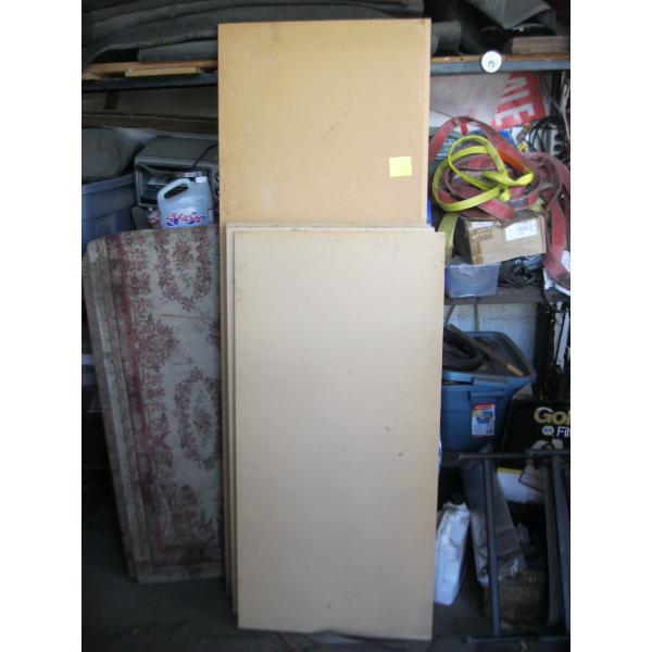 7 PIECES OF MDF BOARD