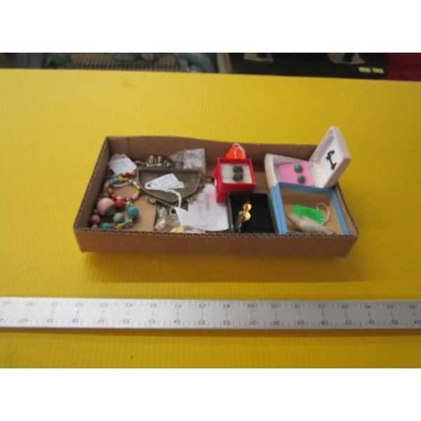 FLAT OF COSTUME JEWELLERY