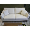 Image 2 : LIGHT COLORED SOFA W/CUSHIONS