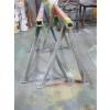 Image 2 : PAIR OF 4' METAL SAWHORSES