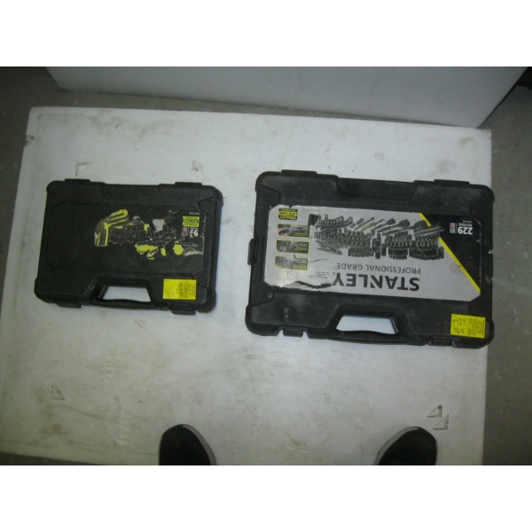 2 PART STANLEY CASE TOOL SETS