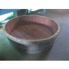Image 1 : QUARTER SIZE CUT OFF OAK BARRELL