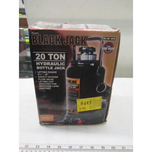 TORIN BLACK JACK 20 TON HYDRAULIC BOTTLE JACK