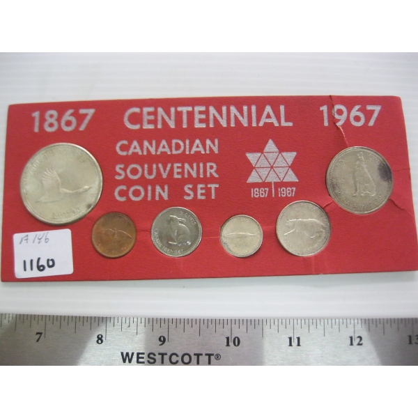 1967 CDN SOUVENIR COIN SET