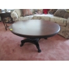 Image 1 : LG. OVAL CLAWFOOT BASE OCCASIONAL TABLE