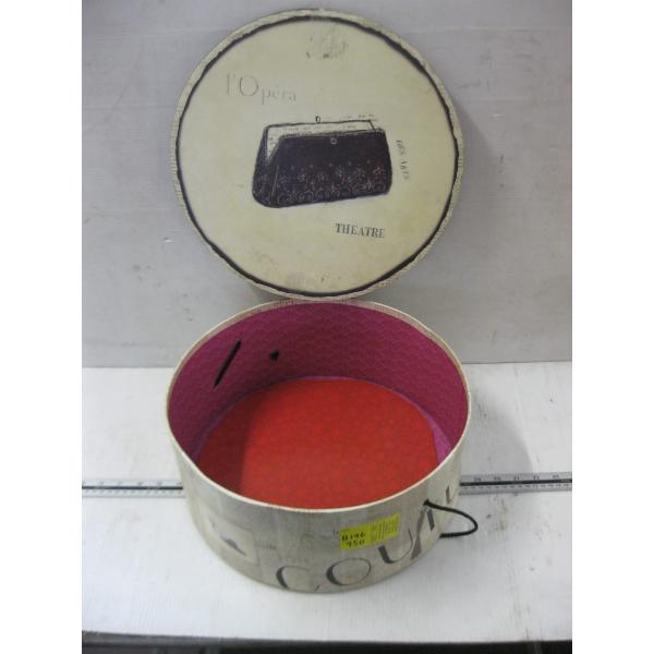 DECORATIVE HAT BOX