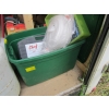 Image 2 : BIN OF MISC. MUGS, BBQ TOOLS, CUTLERY SET, ETC.