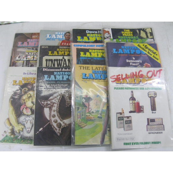 1976 COMPLETE SET NATIONAL LAMPOON MAGAZINES