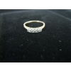 Image 3 : LADIES 14KT BAND W/5 SMALL DIAMONDS, SZ 6 1/4