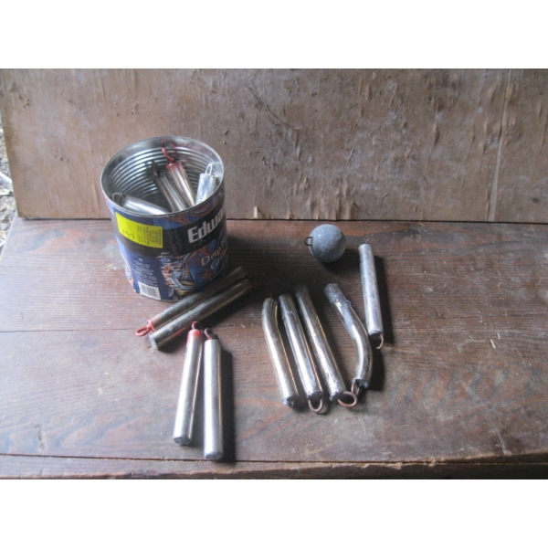 COFFEE CAN OF ASST. LEAD WEIGHTS