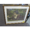 Image 1 : LG. FRAMED PRINT OF WOMAN READING