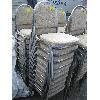Image 1 : 10 CHROME FRAMED STACKING CHAIRS