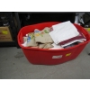 Image 1 : LG. BIN OF ASST. BEDDING, ETC.