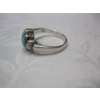 Image 4 : STERLING SILVER (.925) HEART SHAPE RING, 4.5G, SZ 8 1/2