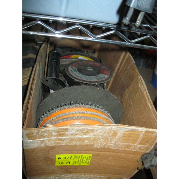 BOX OF ASST. GRINDING & CUTTING DISCS