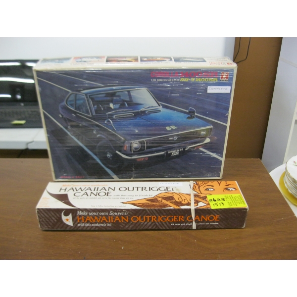 HAWAIIAN OUTRIGGER CANOE KIT & A TOYOTA COROLLA KIT