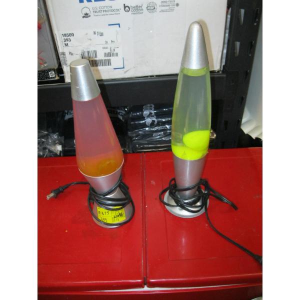 2 LAVA LAMPS