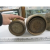 Image 2 : 4 ROUND WOODEN BUTTER STAMPS