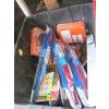 Image 3 : BIN OF MISC. FUEL CANS, WINDSHIELD WIPER BLADES, ETC.