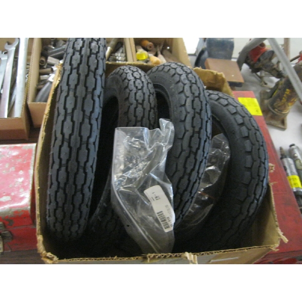 SET OF NEW 2.50X10" TIRES & TUBES