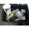 Image 3 : 2 BOXES OF MISC. LIGHT FIXTURES, CANDLE HOLDERS, SUN LAMP, WAX, ETC.