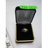 Image 2 : 2 PIECE GOLD W/DIAMOND RING, SZ 5 1/2