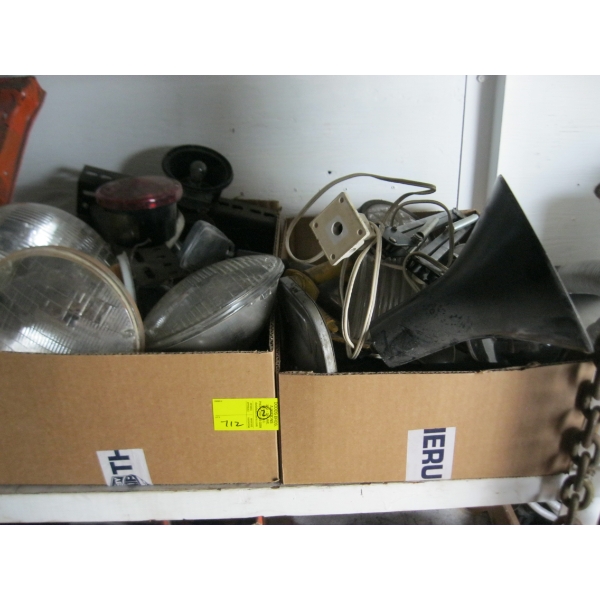 ASST. LIGHT FIXTURES, BULBS, ETC.