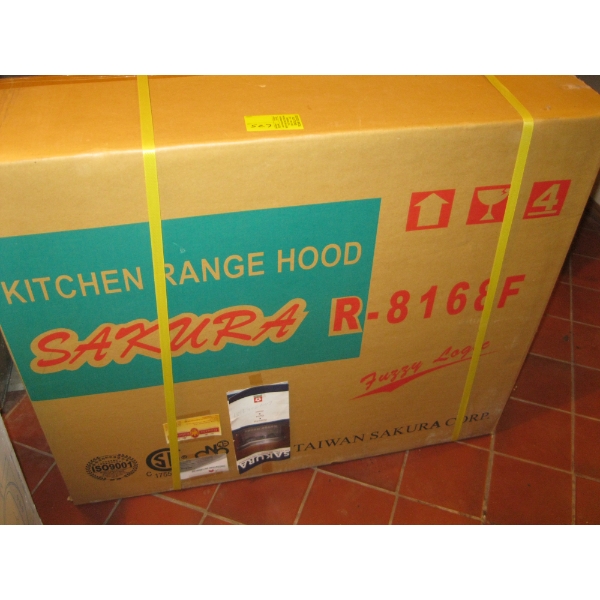 NEW IN BOX KITCHEN RANGE HOOD