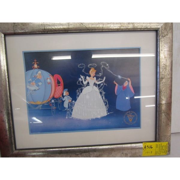 COMMEMMORATIVE 1995 DISNEY LITHOGRAPH