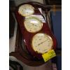 Image 1 : BAROMETER & A WALL MOUNT CLOCK