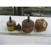 Image 1 : 4 WOODEN BUTTER PRESSES