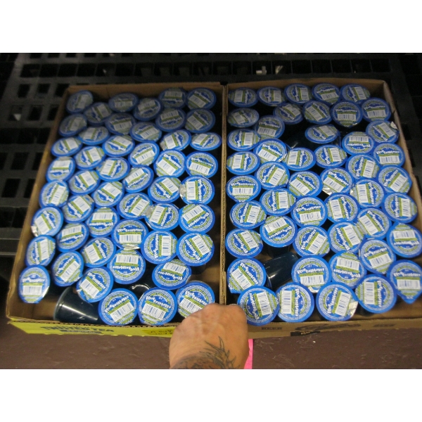 2 FLATS OF BLUE RASPBERRY VODKA JELLO SHOTS