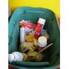 Image 2 : ASST. SLEEPING BAGS & BIN OF CAMPING ITEMS