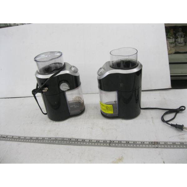 2 BLACK & DECKER COFFEE GRINDERS
